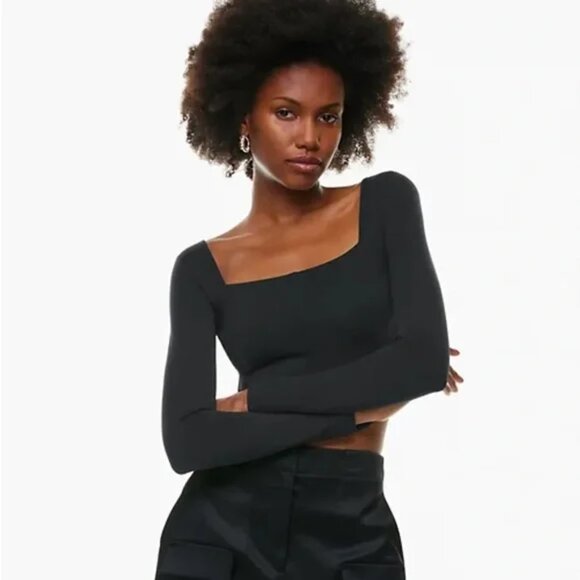 Aritzia Babaton Contour Reframe Bustier Black Size Medium - Picture 2 of 7